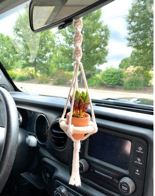 Mini Macrame Handmade Boho Plant Hanger
