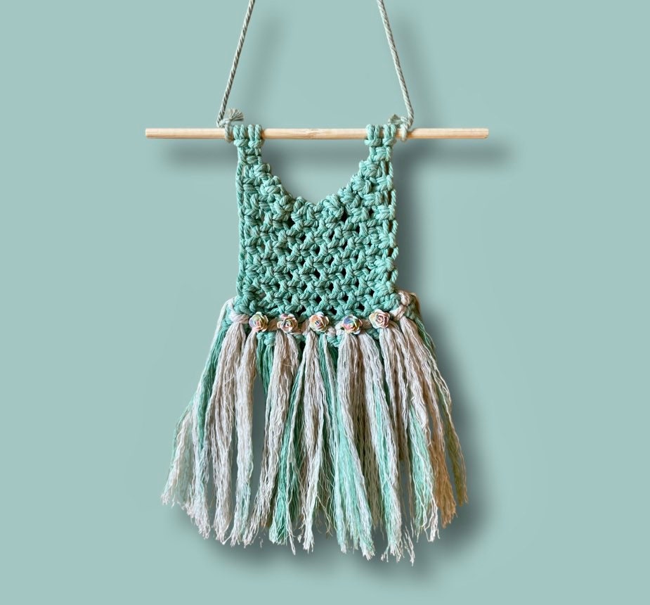 Marcrame Dress Wall Decor ! So adorable for any room !