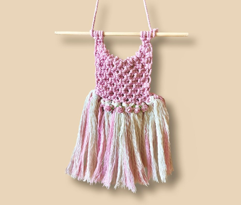 Marcrame Dress Wall Decor ! So adorable for any room !