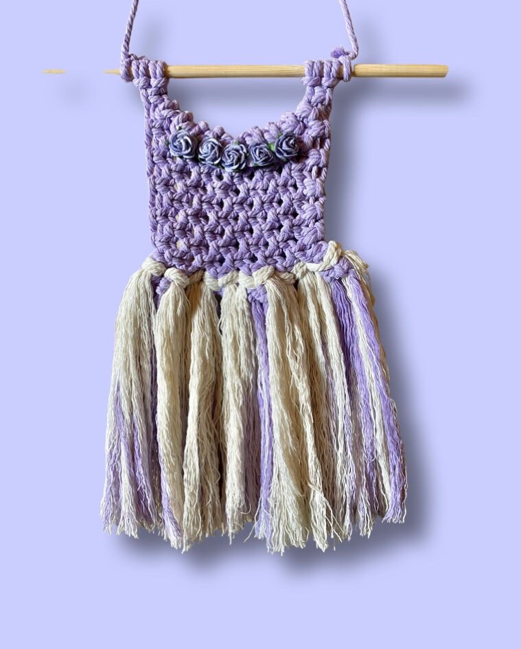 Marcrame Dress Wall Decor ! So adorable for any room !