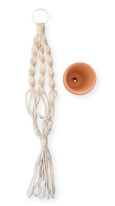 Mini Macrame Handmade Boho Plant Hanger